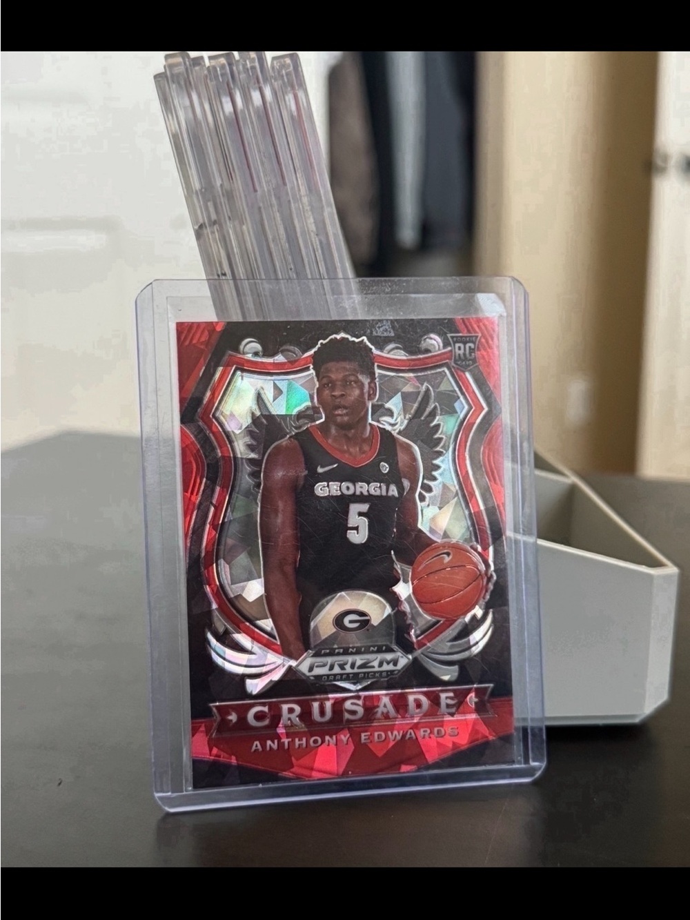 2020-21 Panini Prizm Draft Picks - Crusade Anthony Edwards #81 (RC)